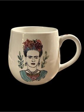 Frida Kahlo Coffee Mug 14oz Prima
Design Art Floral Handle NEW